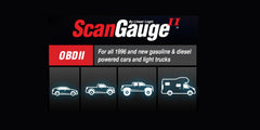 ScanGauge SG2 real-time gauges illustrate fuel economy and cost per mile for informed driving.