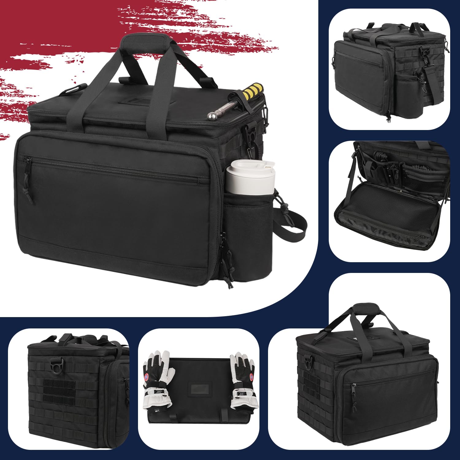 SCAVATA Patrol Bag detachable dividers allow customizable storage layout
