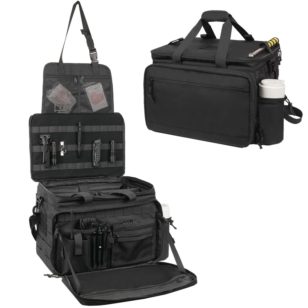 SCAVATA Patrol Bag front-seat MOLLE setup for rapid gear access
