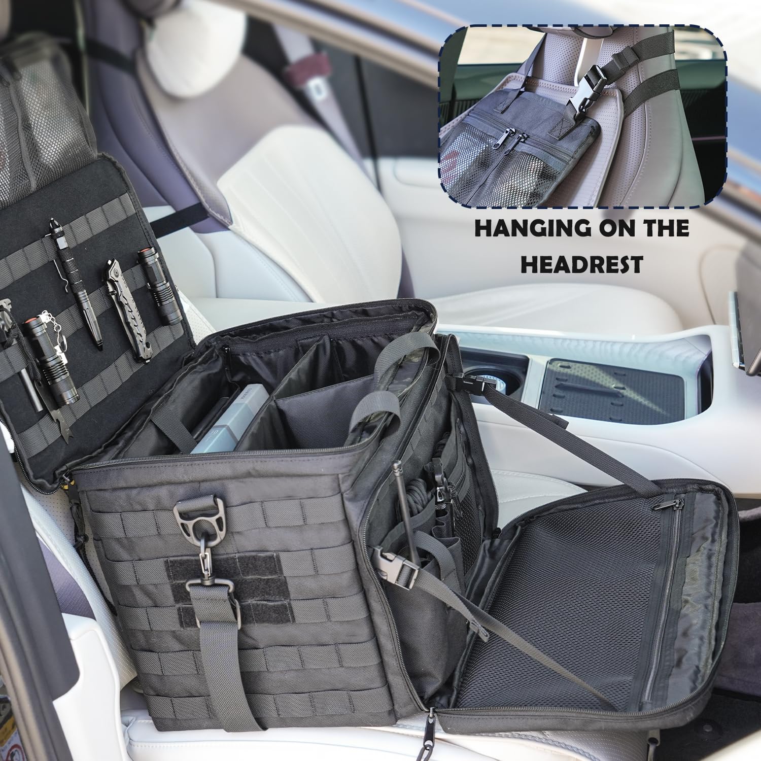 SCAVATA Patrol Bag detachable water cup holder for on-the-go drinks