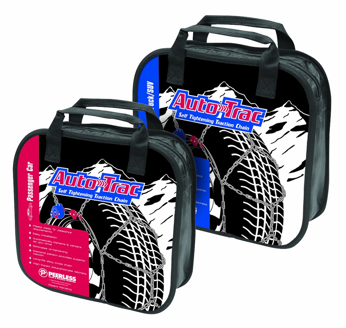 SCC Auto-Trac diamond-pattern cross-chain delivers smoother ride and grip.