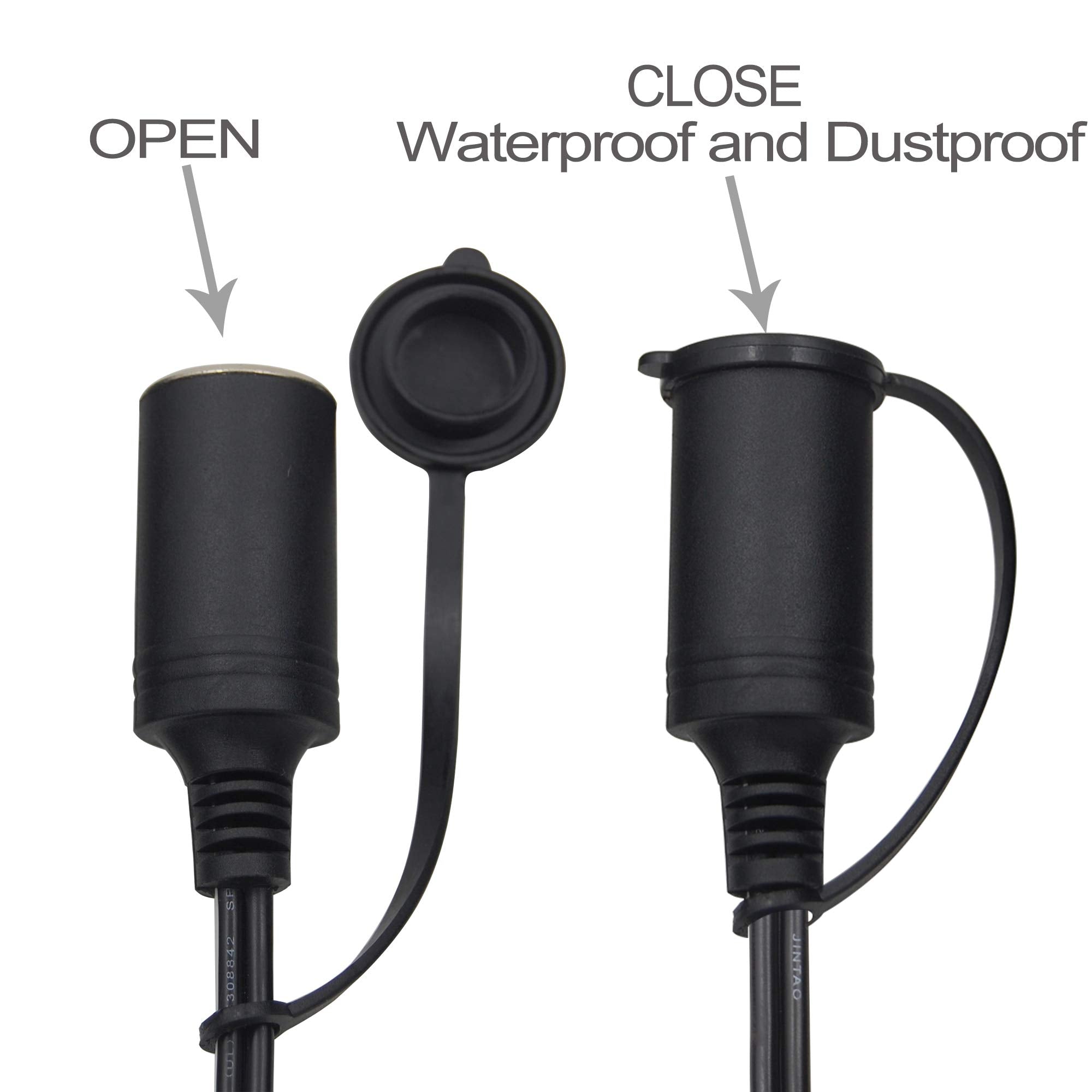 SCCKE weatherproof cap protecting female socket from rain and dust
