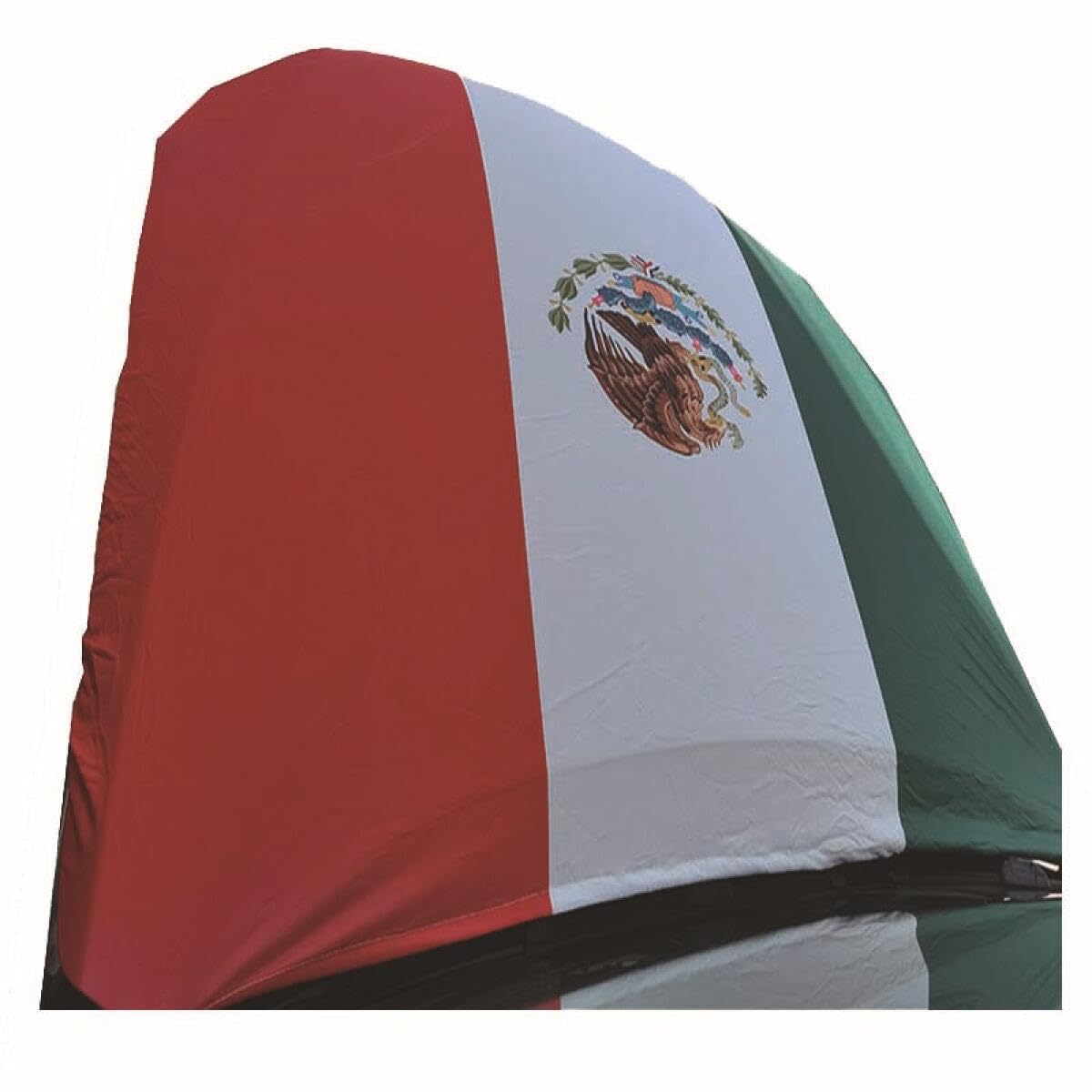 SCDZCAR Mexico flag hood cover is machine washable for easy maintenance.