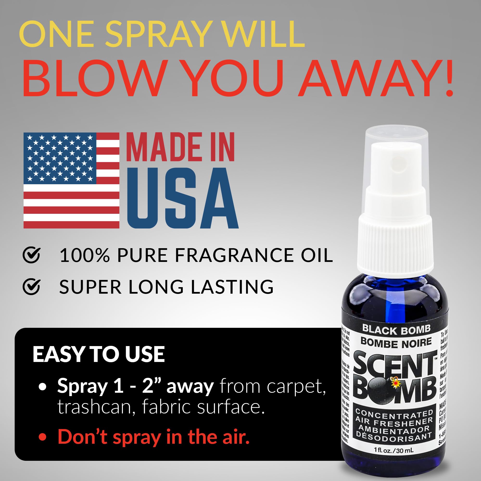 Scent Bomb assorted scents selection offers luxurious fragrance options for any mood.