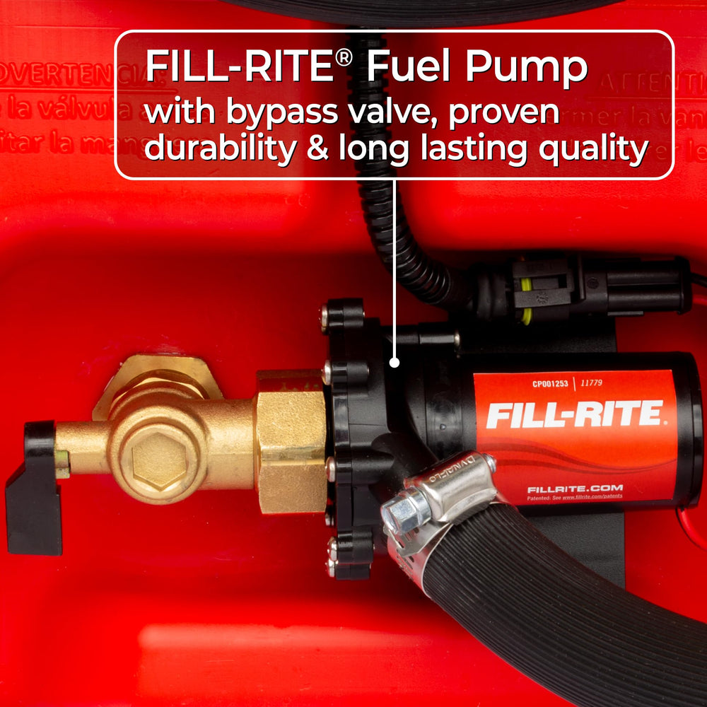 Scepter Flo 'N Go spill-proof brass shut-off ensures clean disconnect.