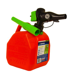 Scepter FR1G152 fuel container with spill-proof spout for clean, controlled pours.