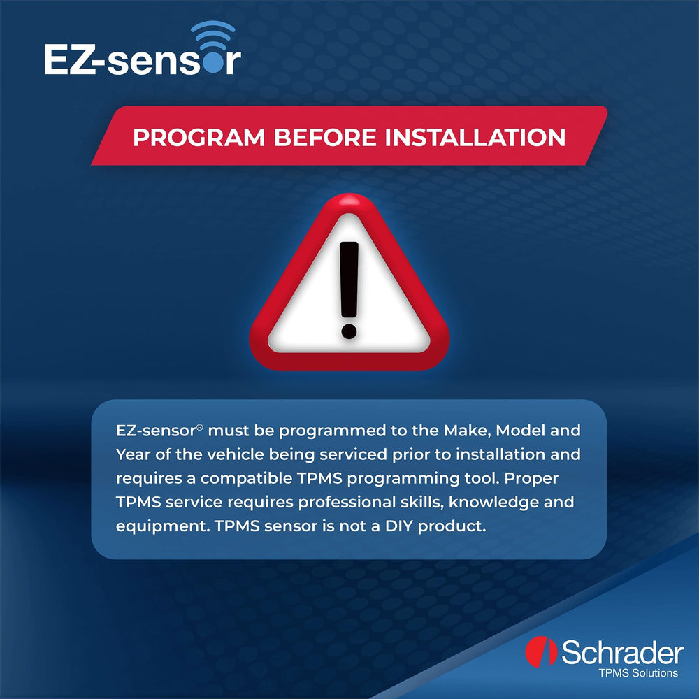 High-speed 200 mph rating for Schrader EZ-Sensor in demanding driving