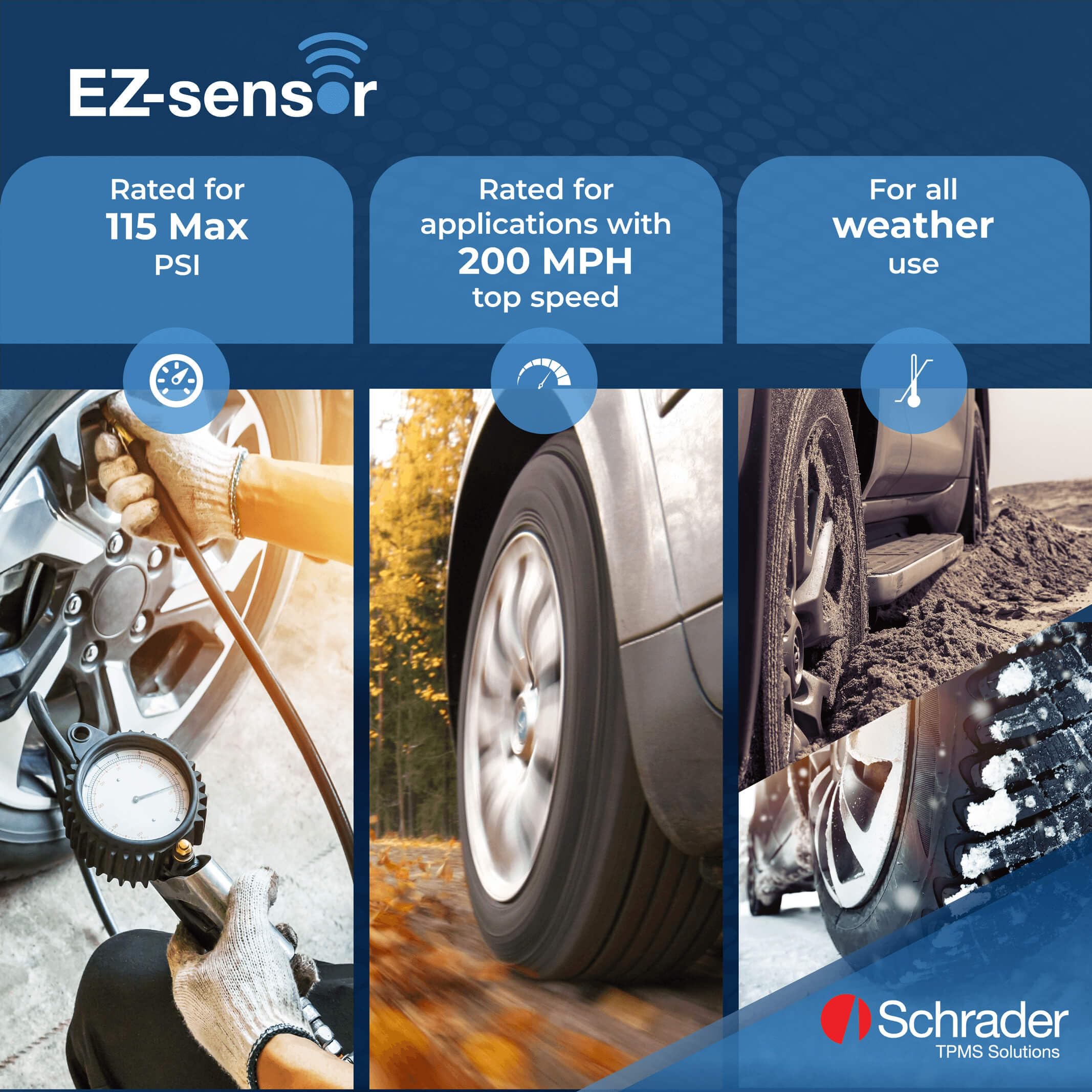 Relearn procedure guidance with Schrader EZ-Sensor workflow for technicians