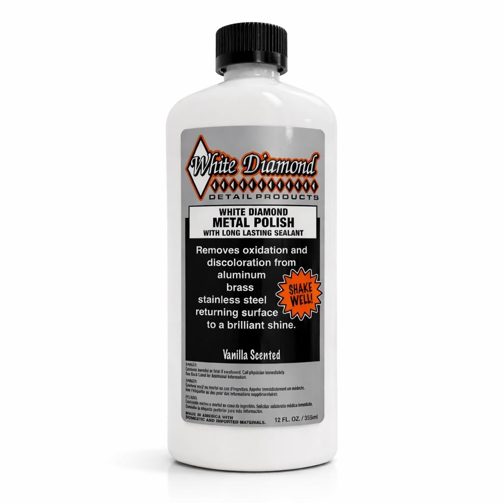 Schultz Laboratories Metal Polish bottle front with long-lasting sealant for metal surfaces