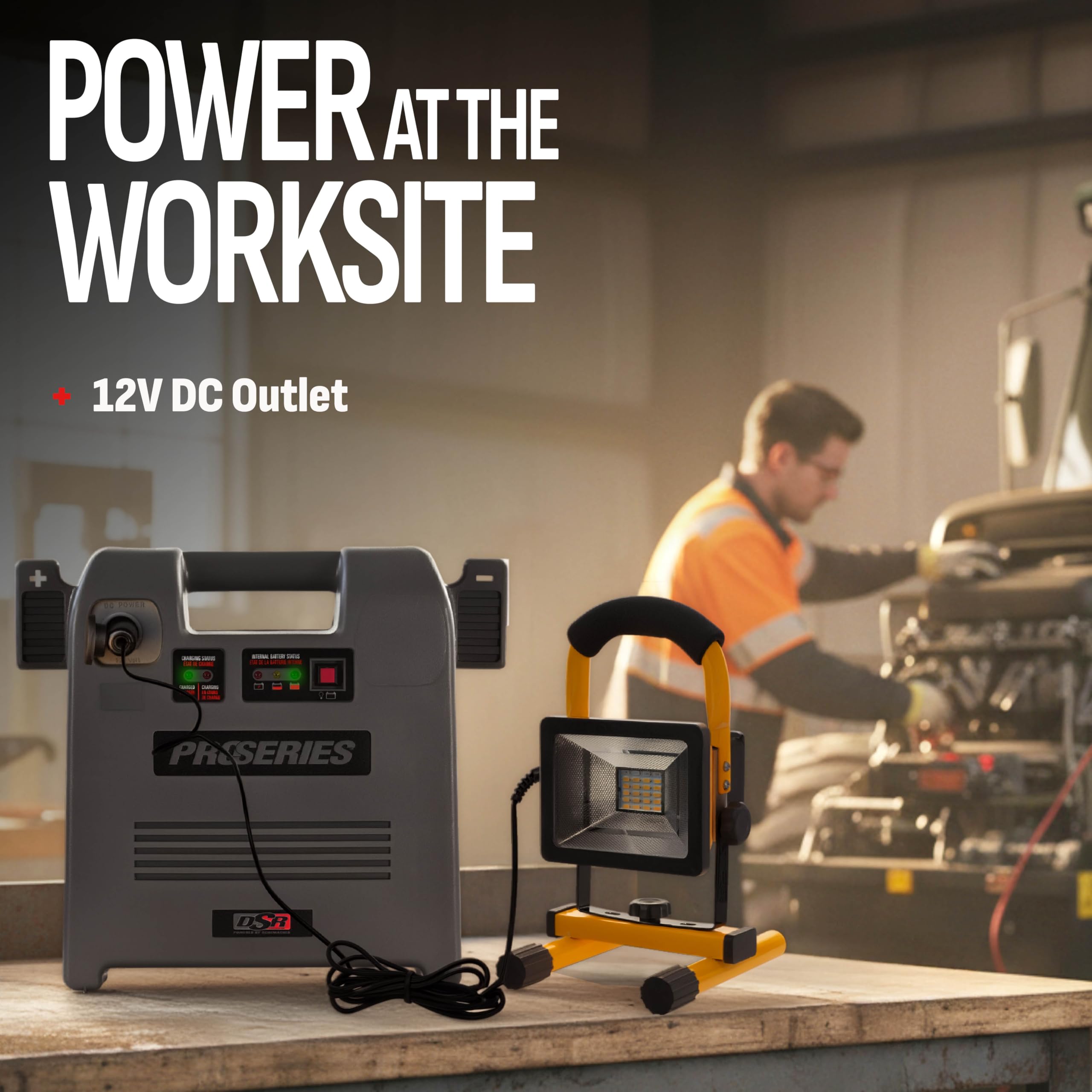 DSR119 works with standard, AGM, gel, and deep-cycle batteries
