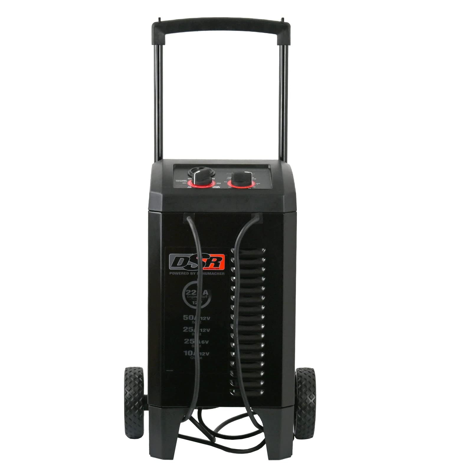 Schumacher DSR139 heavy-duty charger front view with jump-start capability