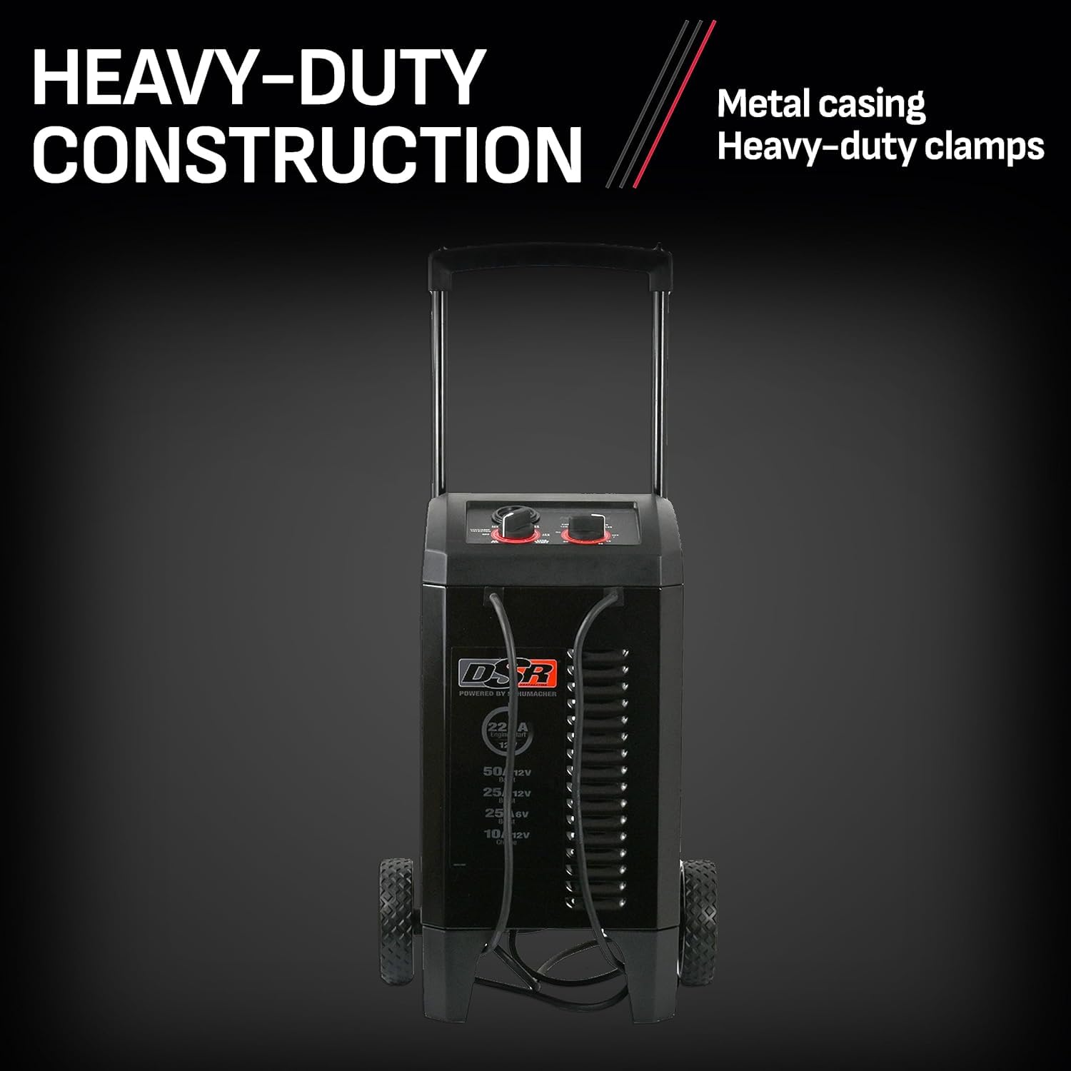 Schumacher DSR139 wheeled unit with handle for easy transport