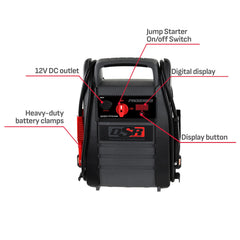 DSR167 built in inverter delivers portable power for tools away from outlets