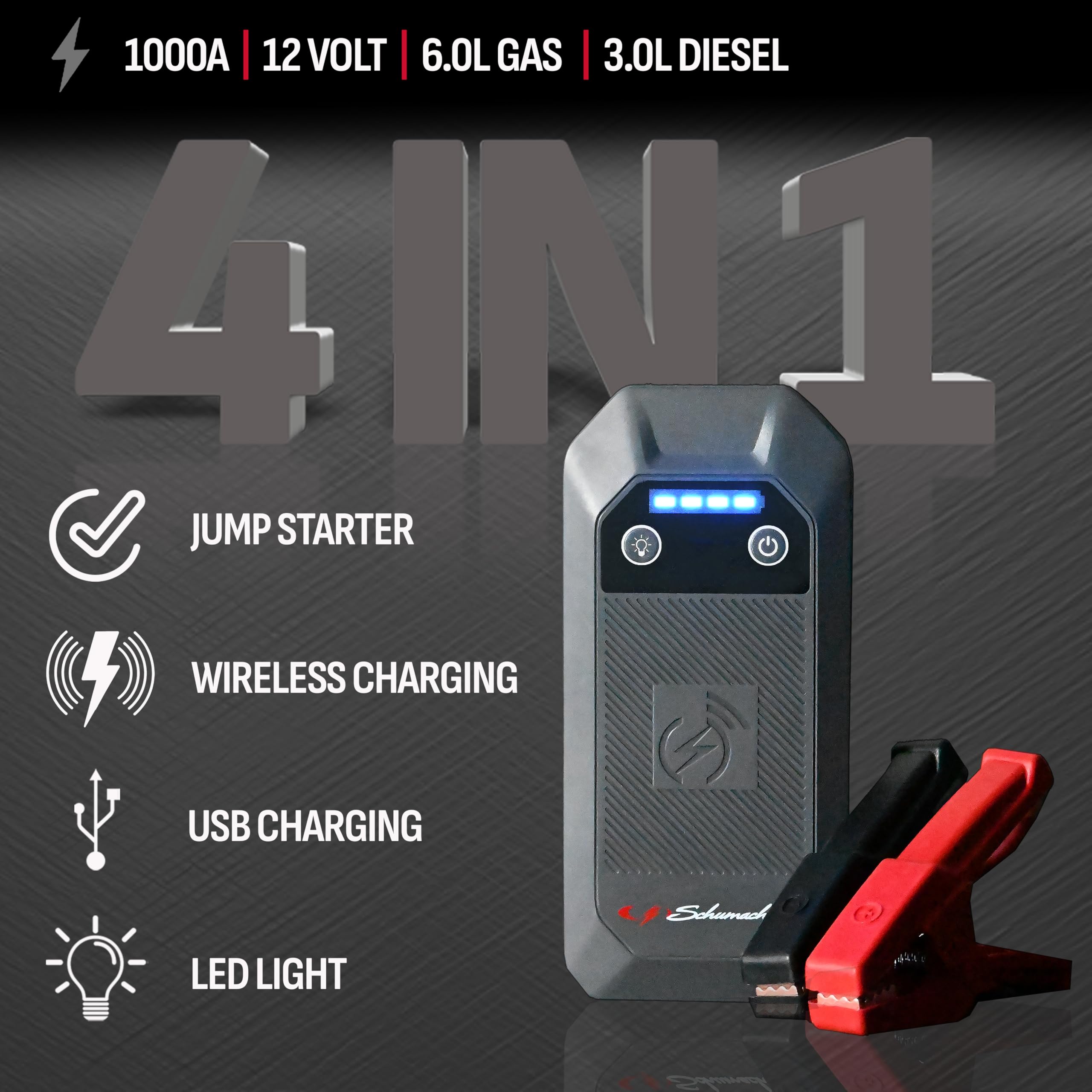SL1672 jump-start action demonstrates quick engine ignition assistance.