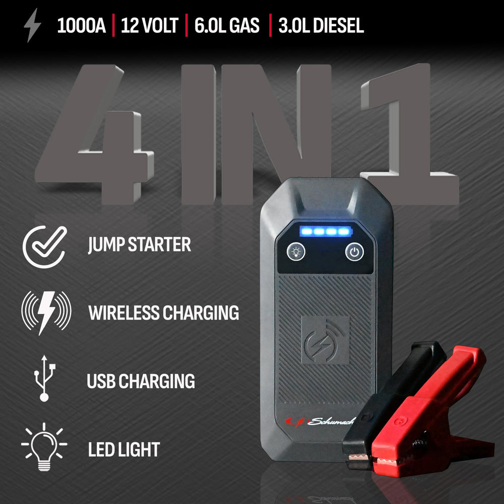 SL1672 jump-start action demonstrates quick engine ignition assistance.