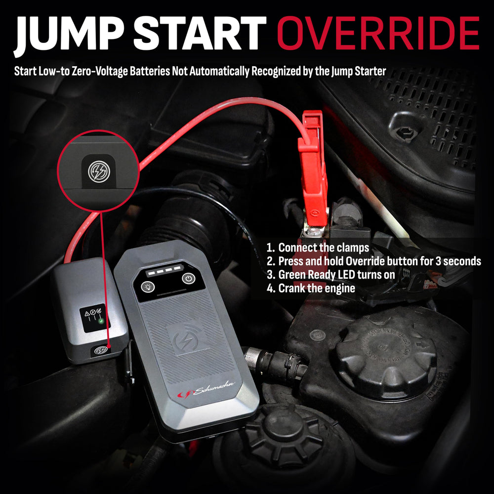 LED flashlight mode provides reliable illumination for night checks.