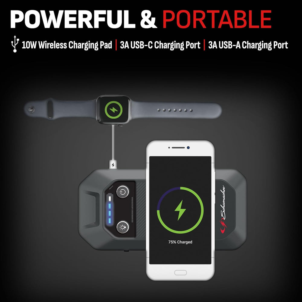 Wireless charging pad enables cord-free device charging on the SL1672.