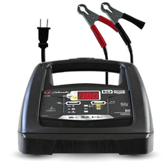 Schumacher SC1308 6-in-1 device for versatile battery care and diagnostics.