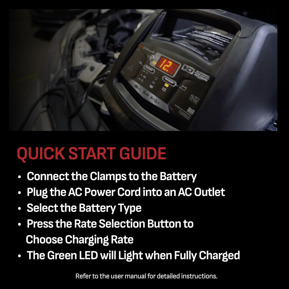 Boost charging 30A to 12A for rapid top-ups.
