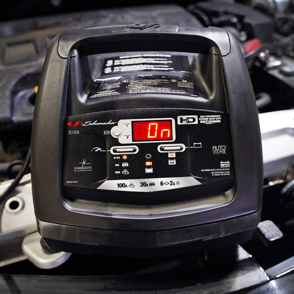 Smart trickle charging protects 6V/12V batteries over time.