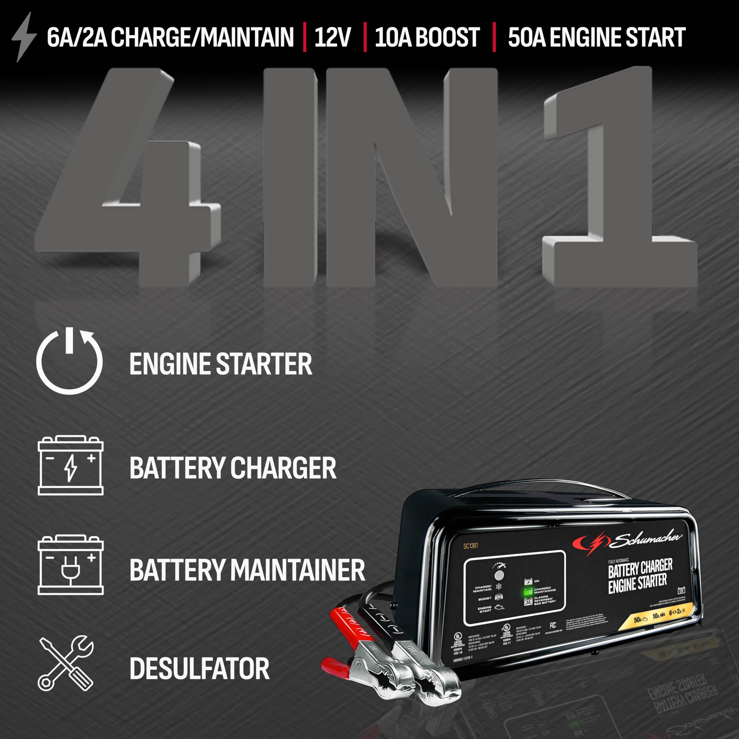 SC1361 providing a 10A boost charge for faster battery recovery