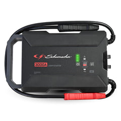 Schumacher SL1653 front view portable jump starter for on the go emergencies