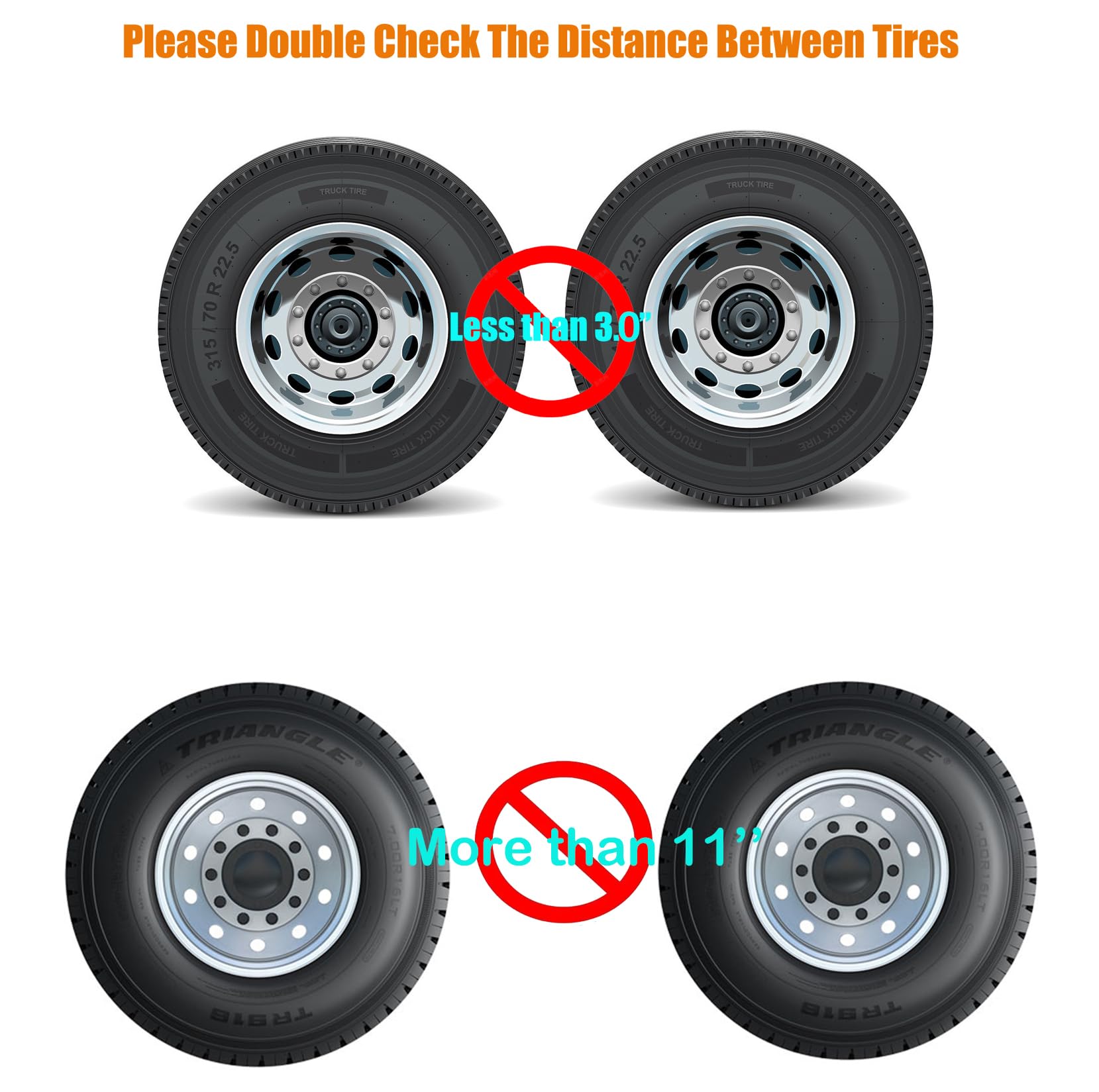 Schumaho RV stabilizer adjustable from 3 to 11 inches for diverse tires