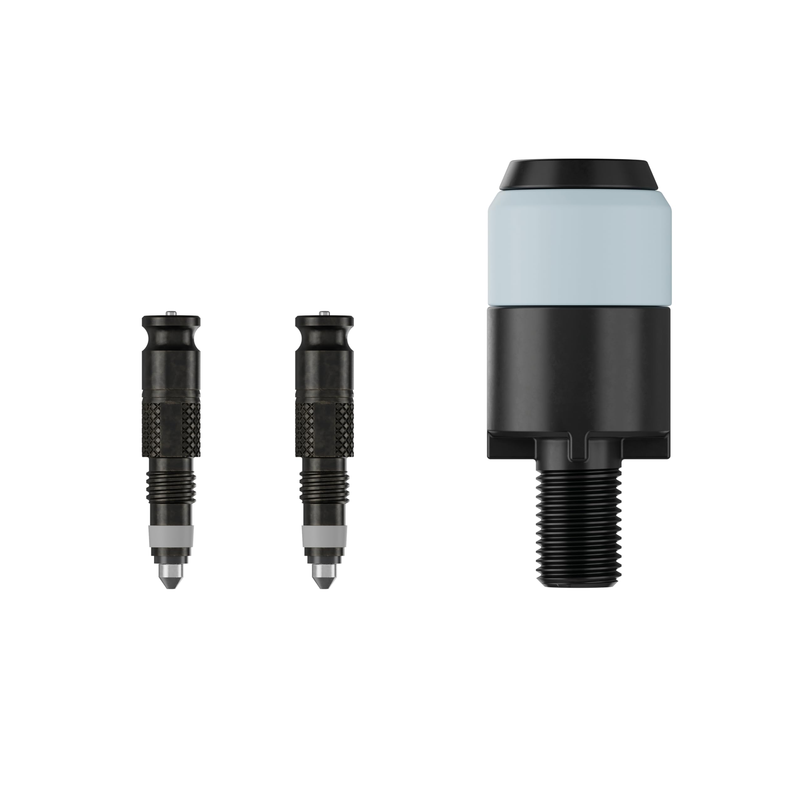 Schwalbe Clik Valve set close-up showing effortless, one-handed inflation