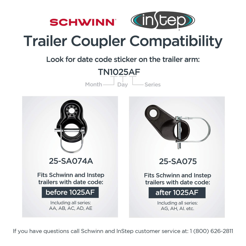Schwinn quality and Madison, WI design heritage underpin reliable trailer hardware.
