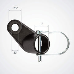 Durable metal body and locking pin deliver lasting performance on daily rides.