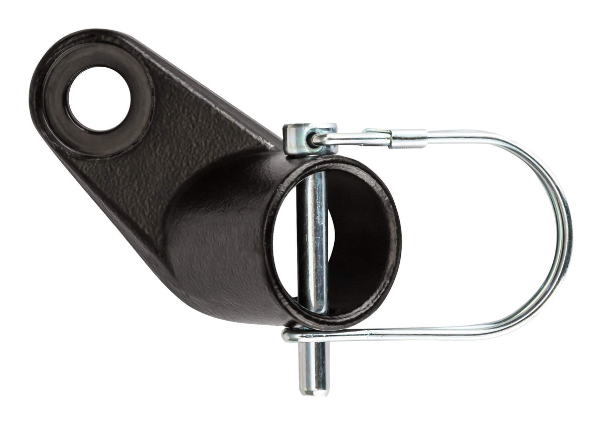 Schwinn universal trailer coupler secures compatible trailers for quick towing.