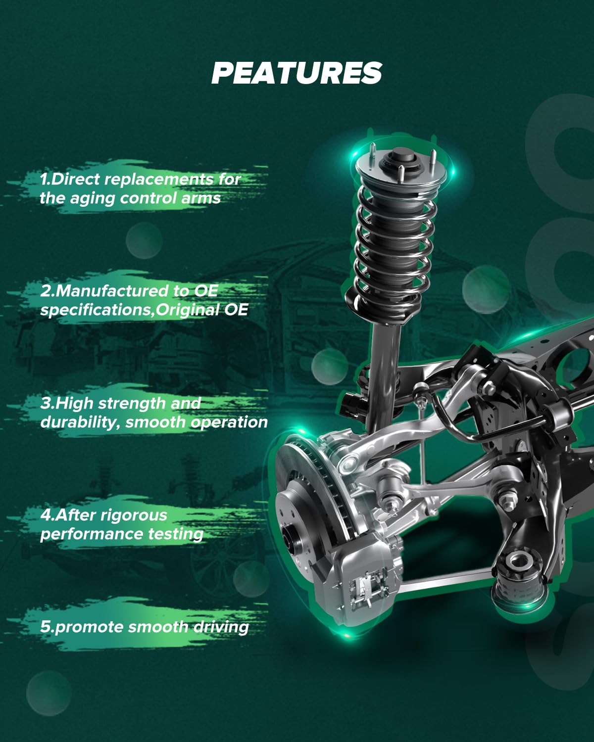 SCITOO front outer tie rod end for Matrix, dependable fit