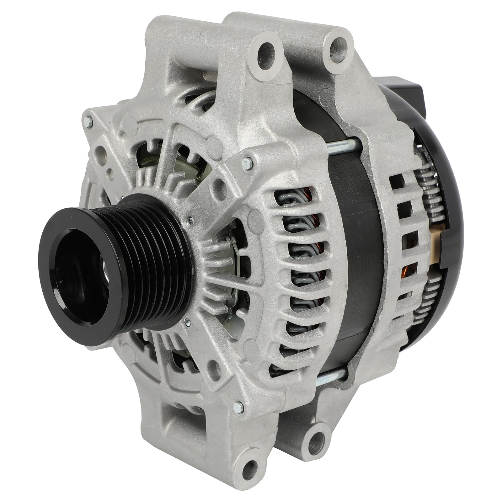 SCITOO BMW 535i alternator front view shows high-output power for reliable electrical performance