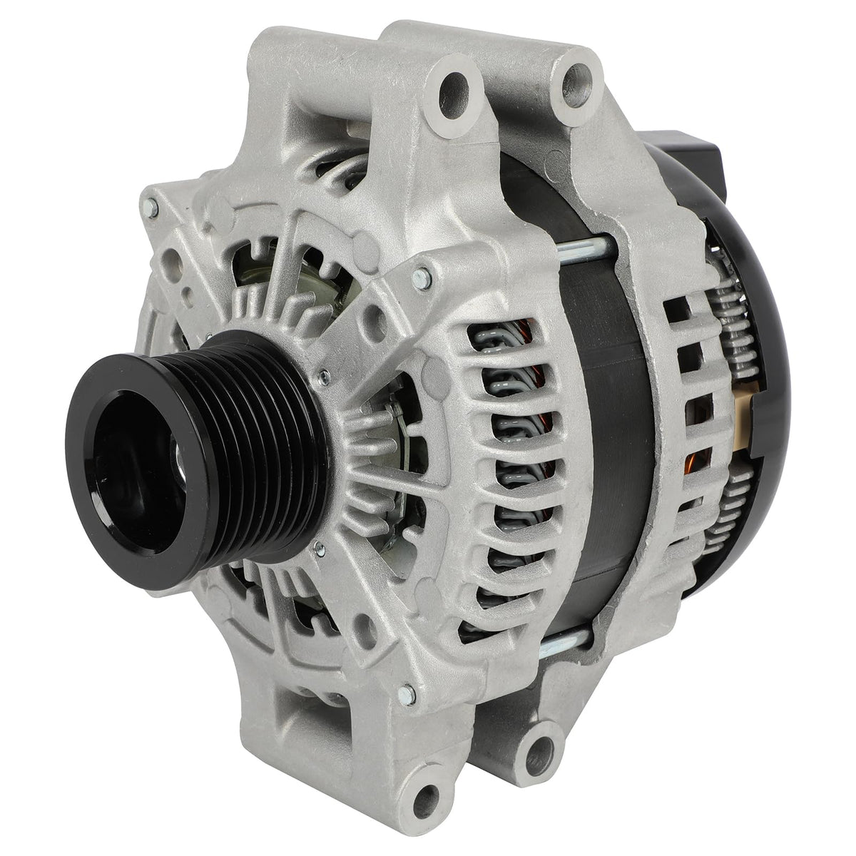 SCITOO BMW 535i alternator front view shows high-output power for reliable electrical performance