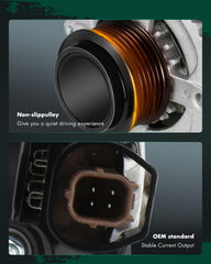 SCITOO front-view alternator showcasing build quality and mounting compatibility.