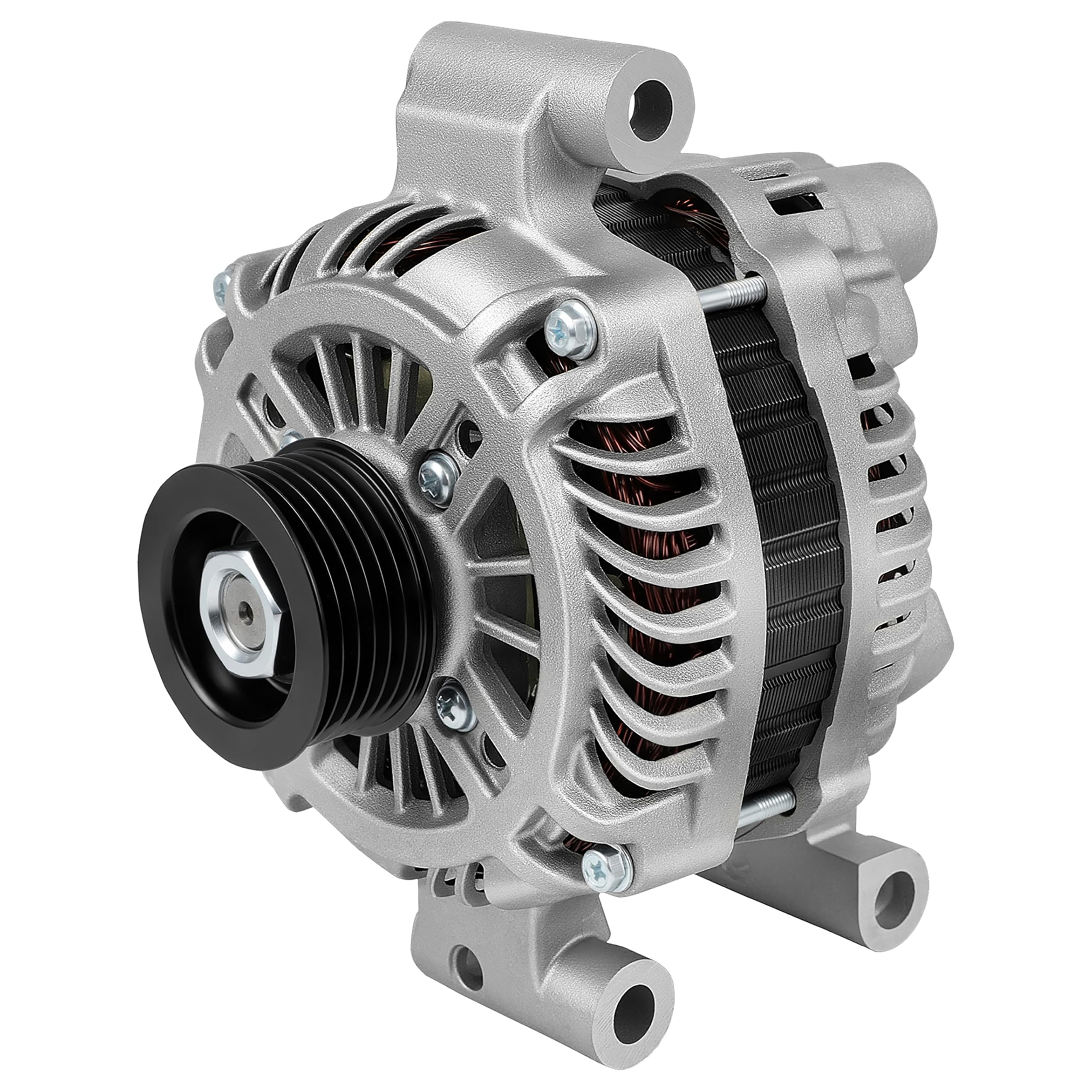SCITOO alternator front view showing compact high-output design for Ford Explorer 2009-2010