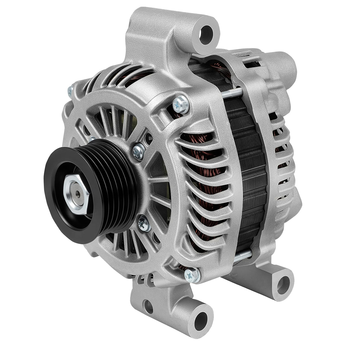 SCITOO alternator front view showing compact high-output design for Ford Explorer 2009-2010
