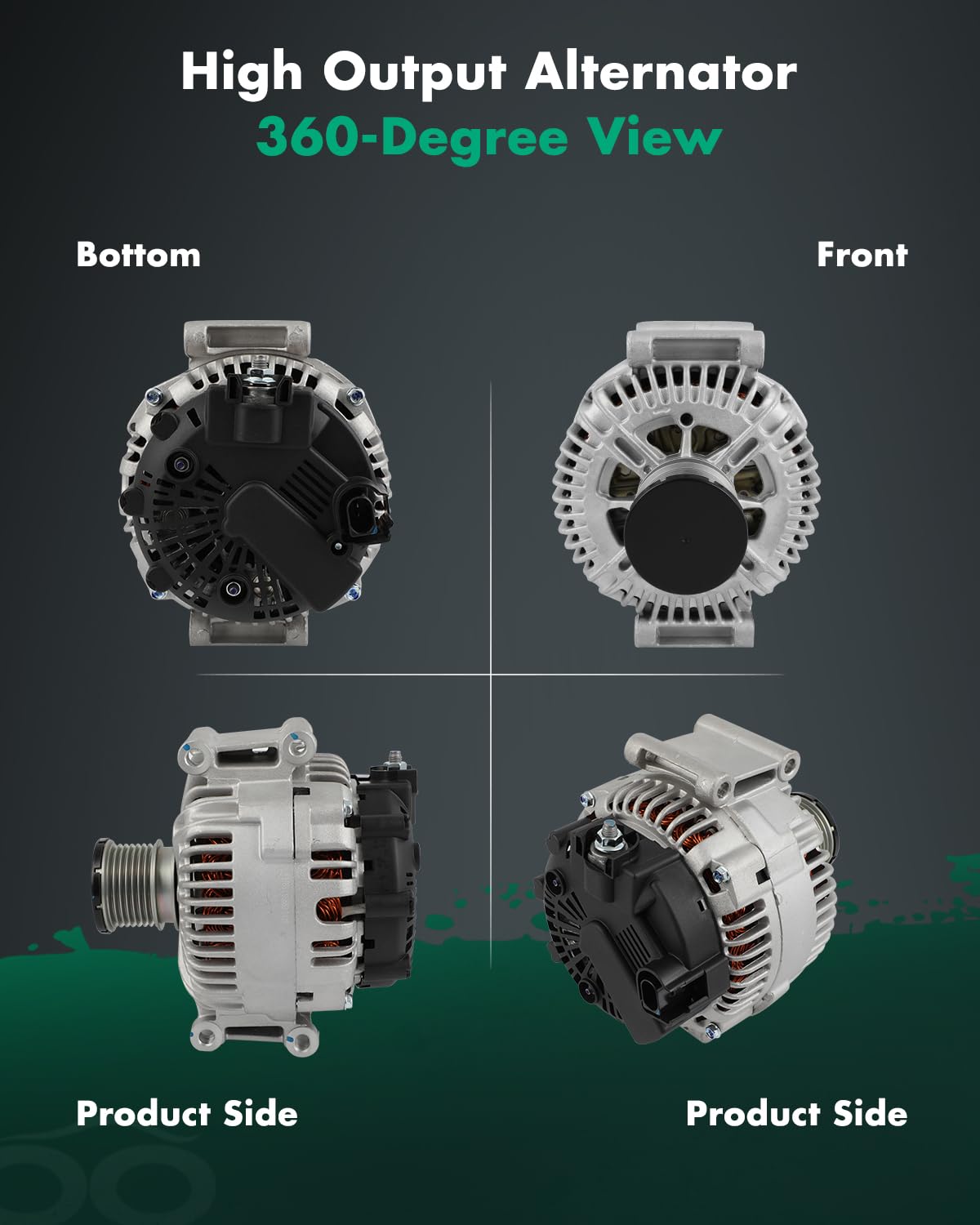 SCITOO alternator label and part numbers for OE style fit