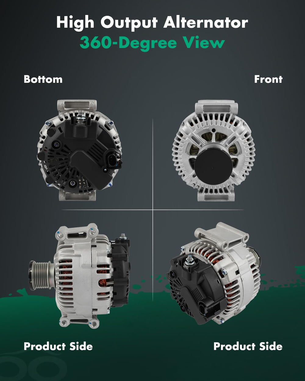 SCITOO alternator label and part numbers for OE style fit