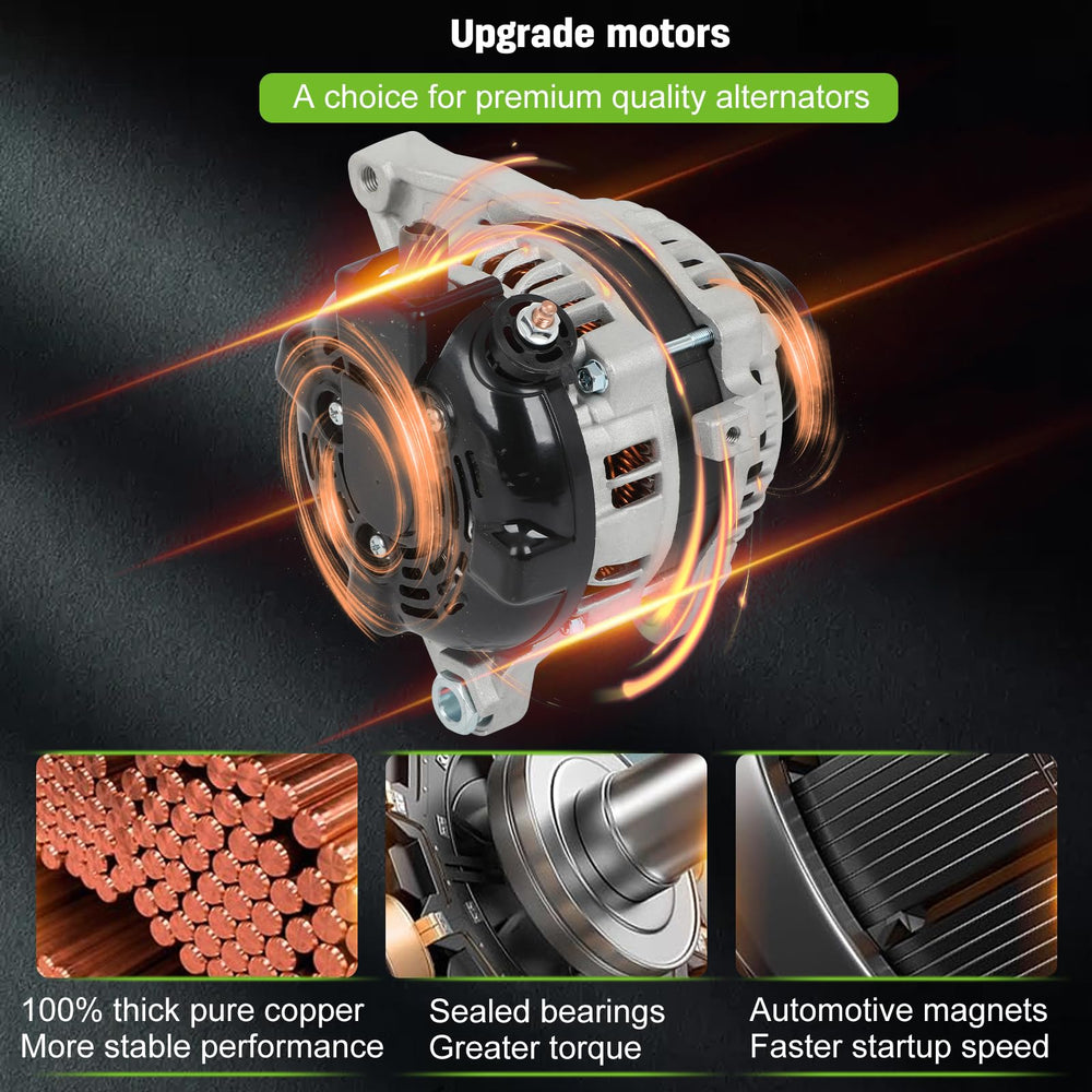 SCITOO alternator Rav4 2013-2018 engine bay view with installed unit