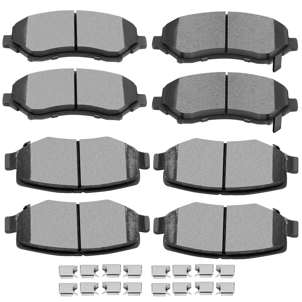 SCITOO ceramic brake pads kit front rear for Dodge Nitro with reliable stopping power.