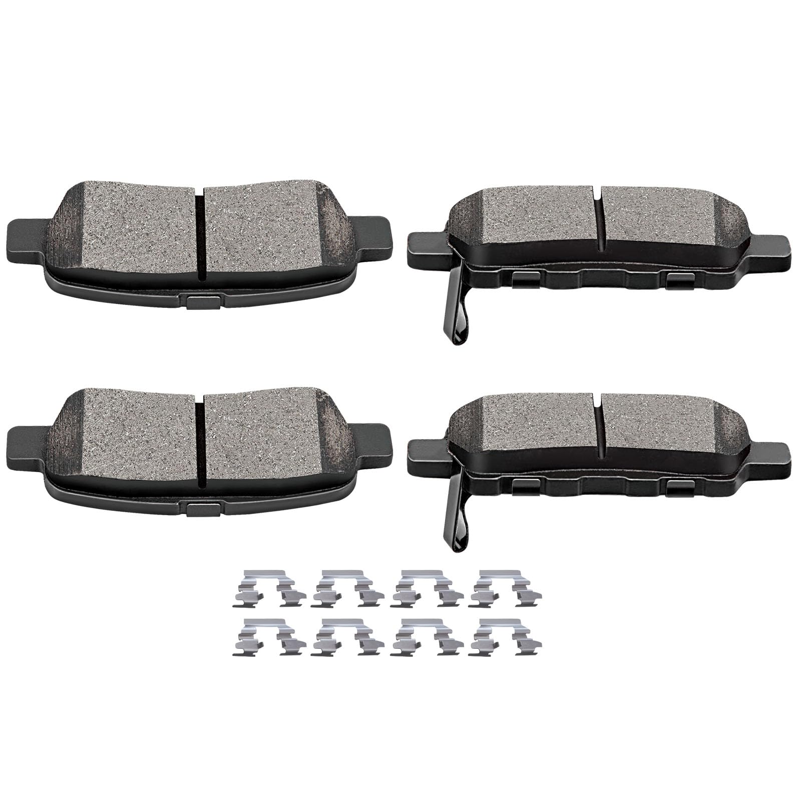 SCITOO ceramic rear brake pad kit for Infiniti EX35 with quiet, reliable stopping power