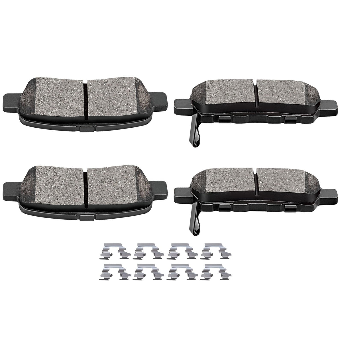 SCITOO ceramic rear brake pad kit for Infiniti EX35 with quiet, reliable stopping power