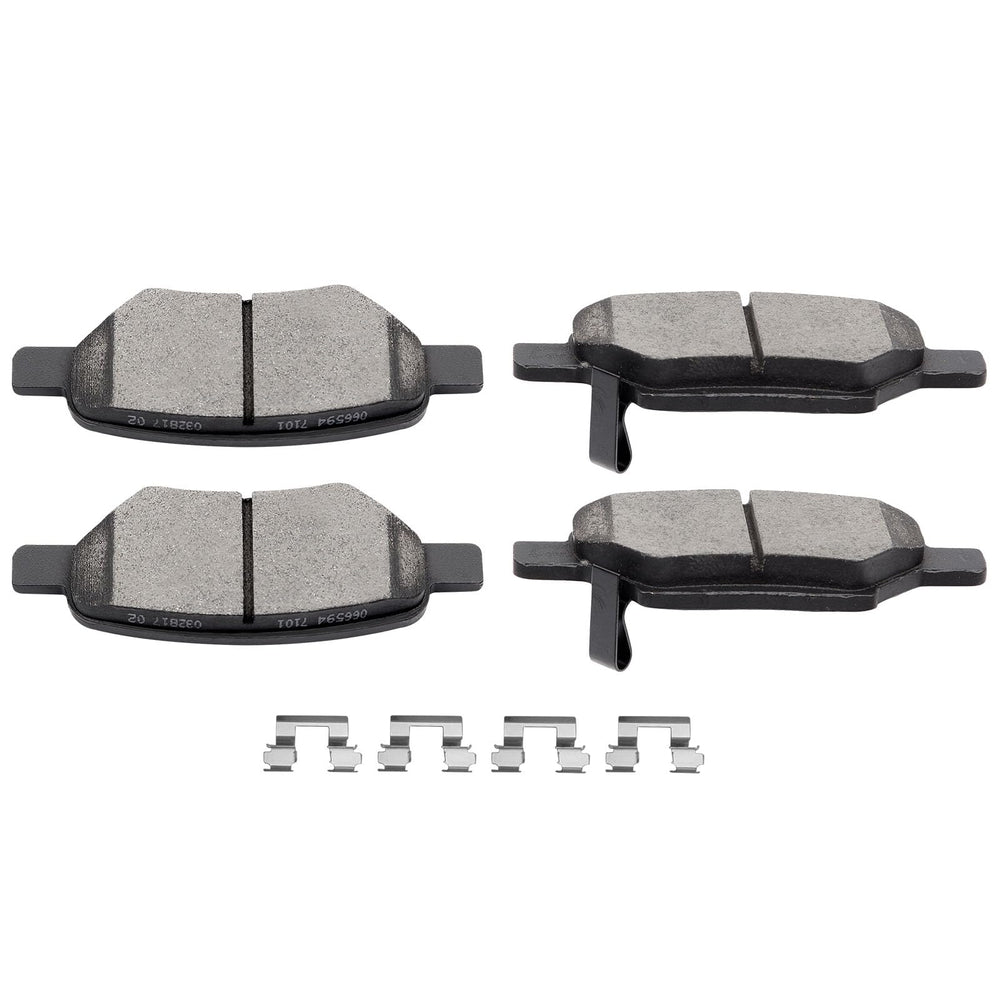 SCITOO D1033 rear ceramic brake pads set for Chevrolet Cobalt with durable quiet braking