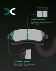 SCITOO D1522 for Cruze Limited 2016 provides smooth braking and reduced noise.