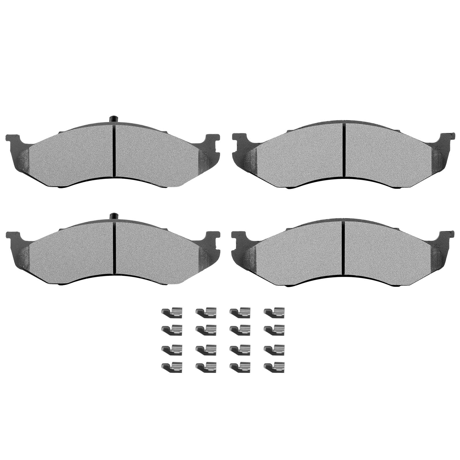 SCITOO D477 front ceramic brake pads for Jeep Comanche 2.5L, smooth daily braking