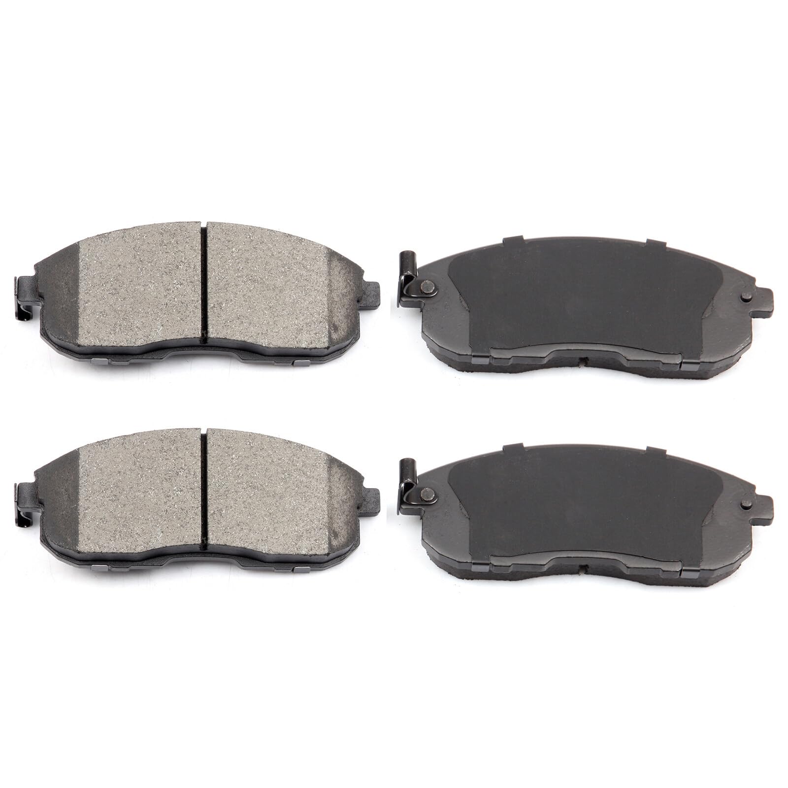 SCITOO D815 front ceramic brake pads easy install for front brakes, ready for quick replacement