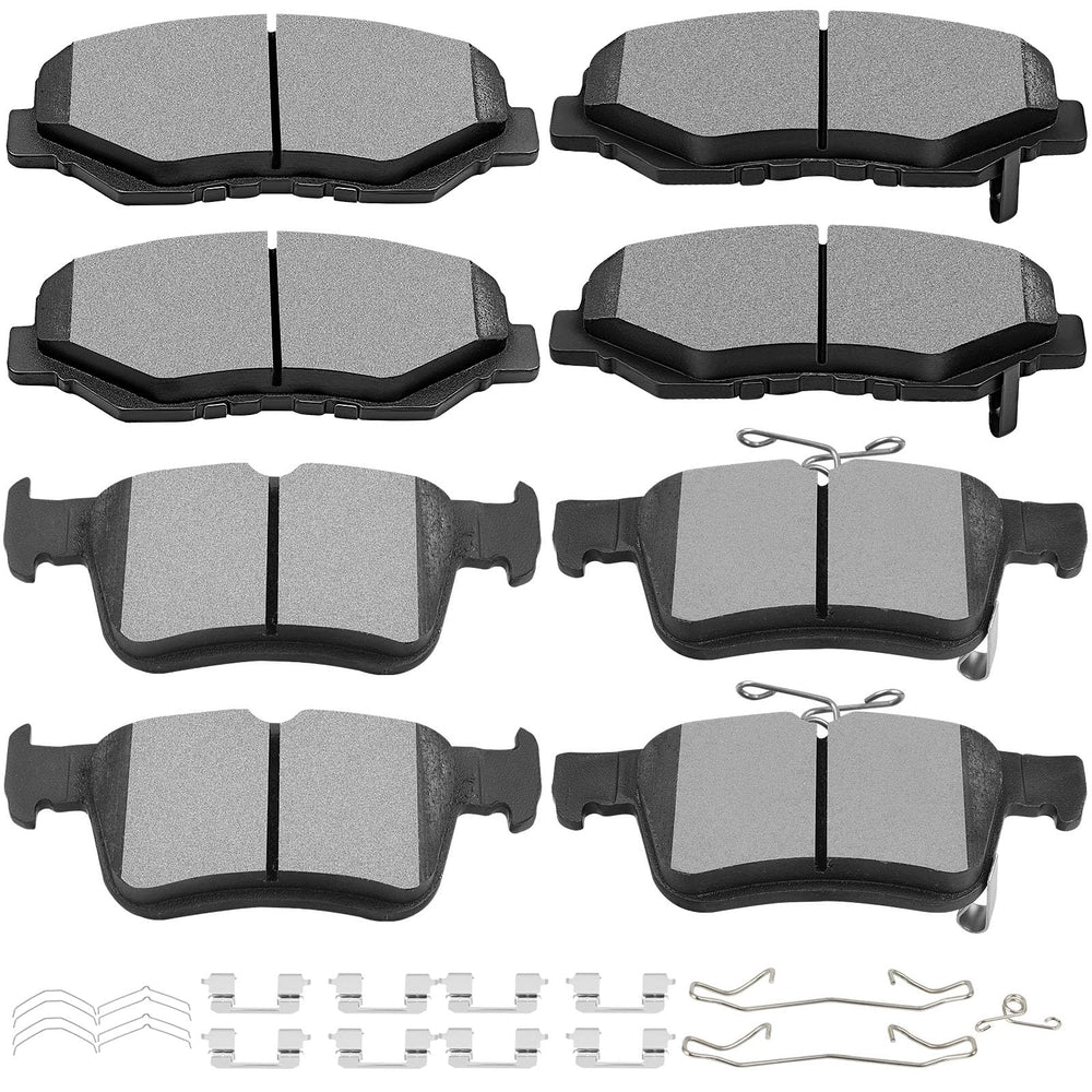 SCITOO D914 D1878 front brake pads kit for Honda Civic with smooth braking.