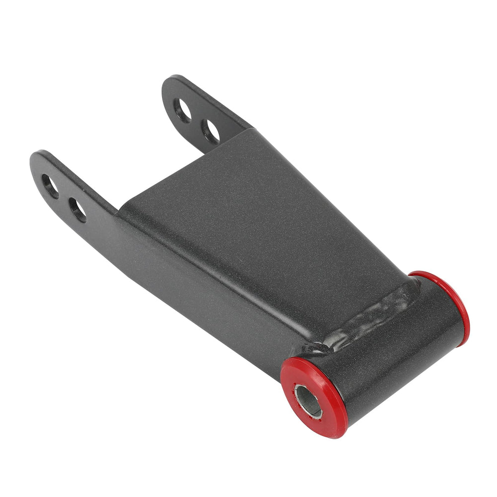 SCITOO drop-lowering shackles in road-test showing improved stability.