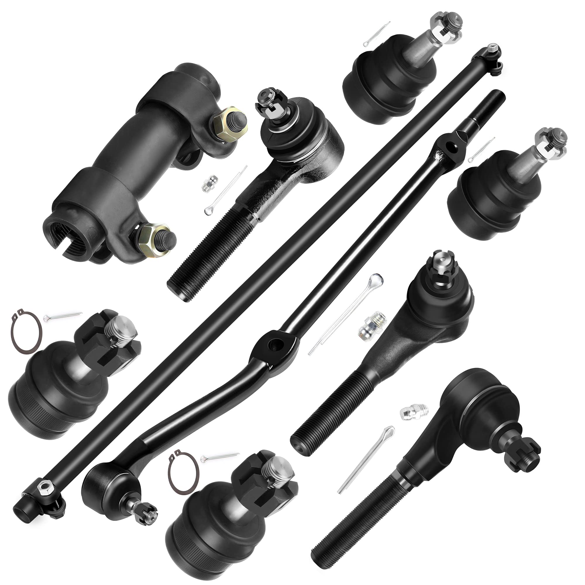 SCITOO front suspension kit for Cherokee improves steering control and ride quality.